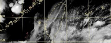 大雨特報 !  今晚至明日花蓮、臺東(含綠島、蘭嶼)地區 有局部大雨發生機率